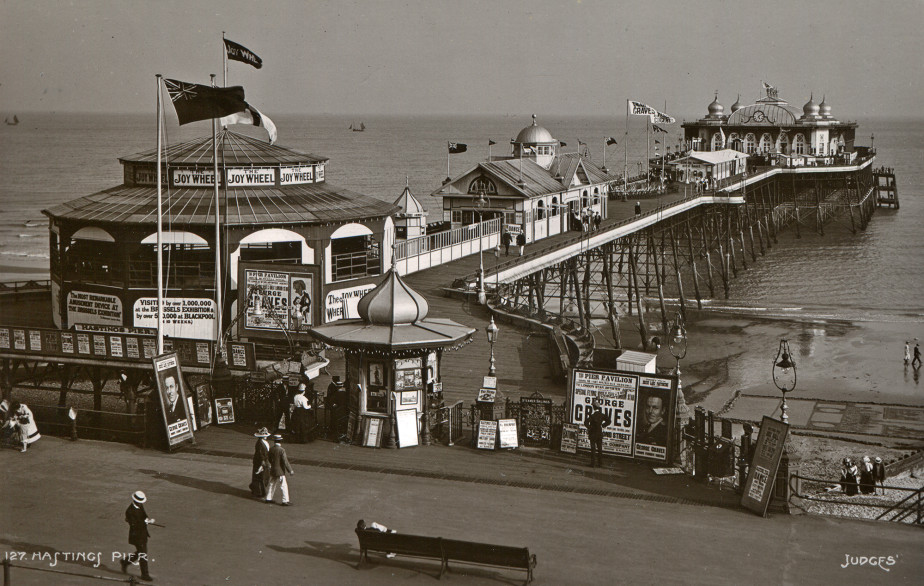 A Judges postcard of Hastings pier in 1911
