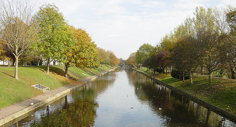 Section of the Royal Military Canal at Hythe